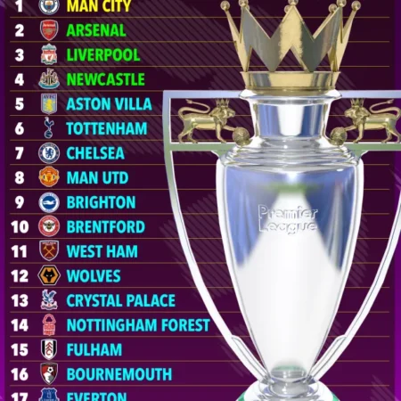 Premier League Standings a Guide on Championship, Relegation, and More!